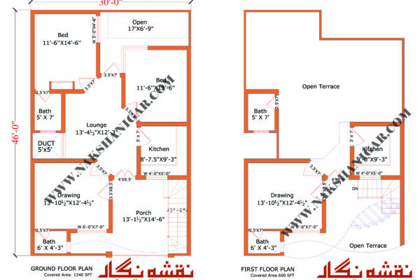 Minimalist House Design on a 30×46 Plot
